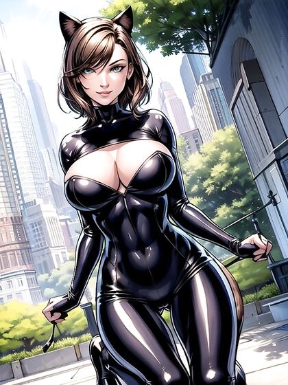 Sunny Reveals Her Navel in Seductive Nighttime Hentai AI Image