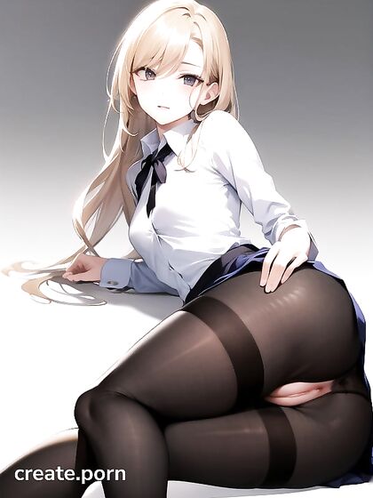 Skinny Teacher Seduces Her Class in naughty Hentai AI Image