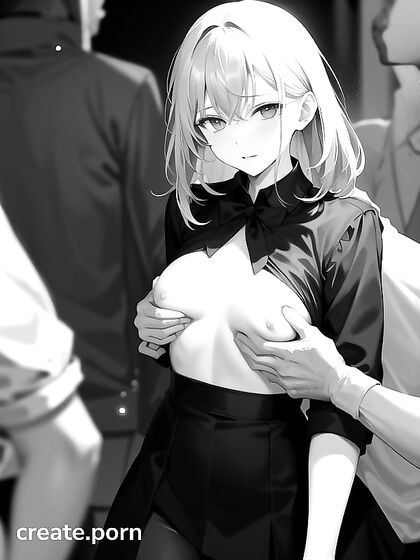 Skinny Teacher Seduced and in naughty Hentai AI Image