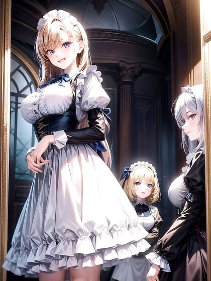 Blonde Stares Intently at You in Happy Hentai Pleasure Session