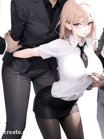 Skinny Teacher in Intense Hentai AI Image