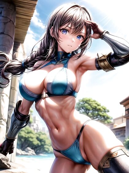 Racing Through Pleasure - Fit Girl 18+'s Windy hentai Adventures
