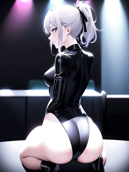 Small Breasts and Round Ass in Safe-for-Work hentai AI Porn
