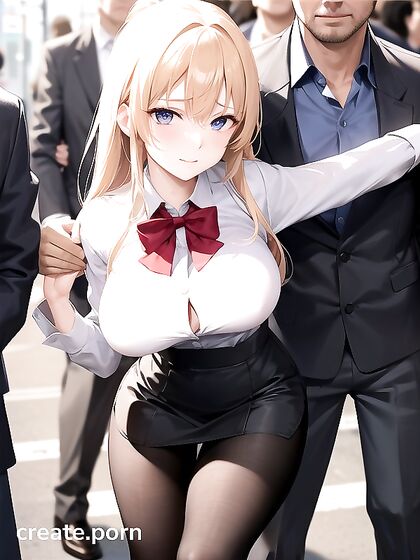 Skinny Teacher with Tiny 18+ Tits Gets naughty in Hentai AI Image