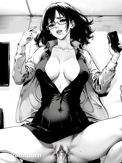 Sensual Skirt Play with Medium-Assed Beauty in Seductive Hentai AI Image