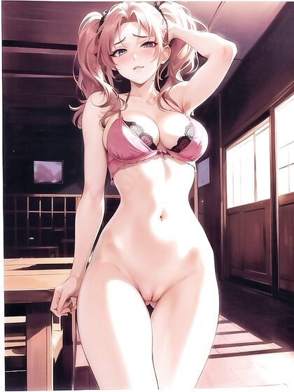 Horny Girl 18+s Strip Down to Nothing in Seductive Nude Hentai AI Image