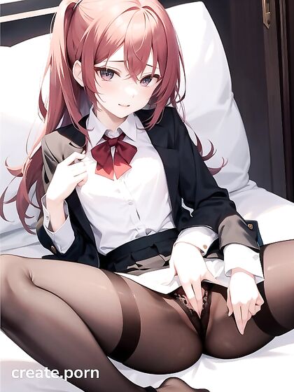 Skinny Teacher Seduces Her Students in steamy Hentai AI Image