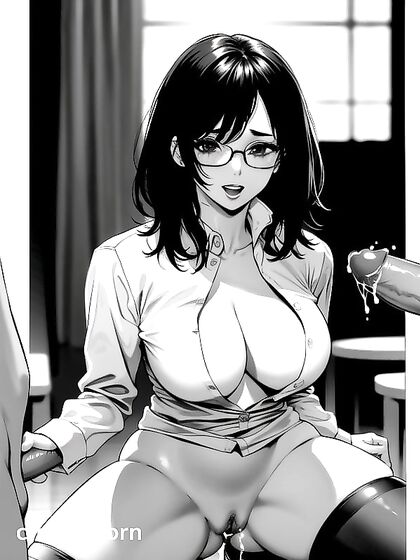 Bobcut Beauty with Pale Skin Enjoys Intense Hentai Pleasure