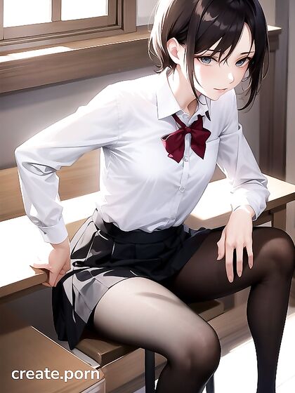 Skinny Teacher seduces her Student in Explicit Hentai AI Image