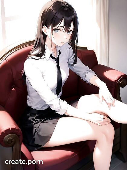 Skinny Teacher Seduces Her Class in Explicit Hentai AI Image