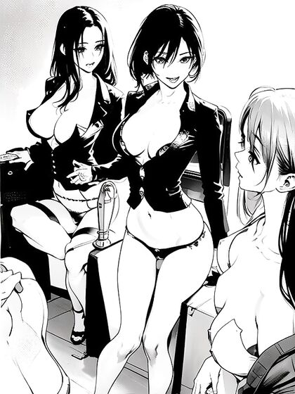 Massive Breasts on Display in Casino-Themed Hentai AI Image