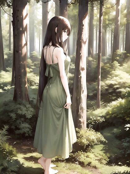 Tiny 18+ Tits and Seductive Nape in Steamy 18+ Hentai AI Image