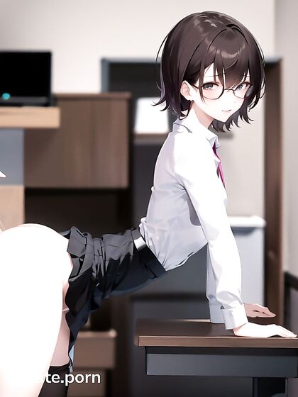 Sexy Small-Breasted Teacher Seduces Her Student in Naughty Hentai Fantasies