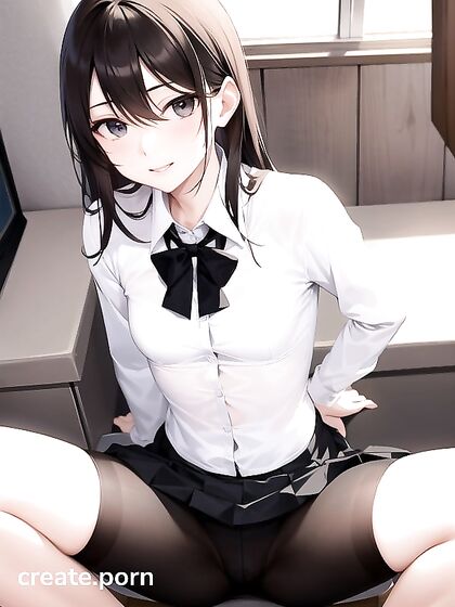Teacher Spreads Her Legs Wide for Intense Hentai Pleasure Session