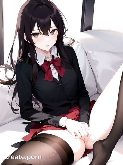 Skinny Teacher Gets Lost in Intense Solo Masturbation Session
