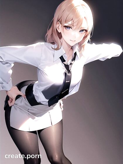 Small Breasts and Hands on Hips - A Seductive Hentai Fantasy