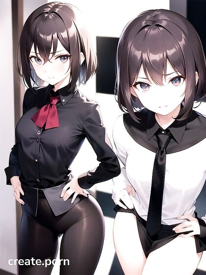 Hands-On Action with Small Breasts in Seductive Hentai AI Image