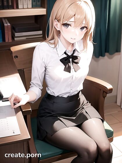 Small-breasted Teacher Gets Seduced in Explicit Hentai AI Image