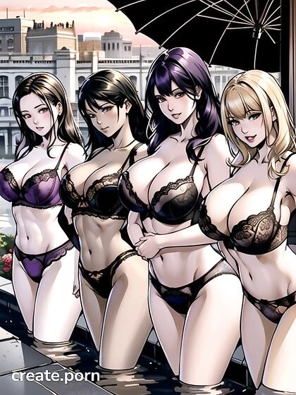 Luscious Palace Ladies in Seductive Lingerie for Steamy hentai Pleasure
