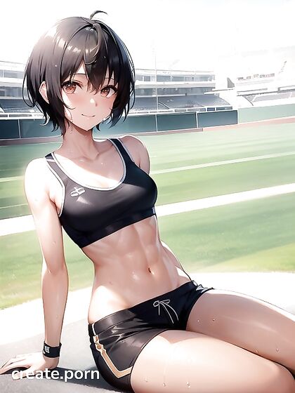Cotton Shorts and Crossed Legs - A Solo Hentai Fantasy Unfolds