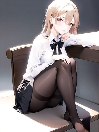 Mature Teacher Shows Off Her Feet in Seductive Hentai AI Image
