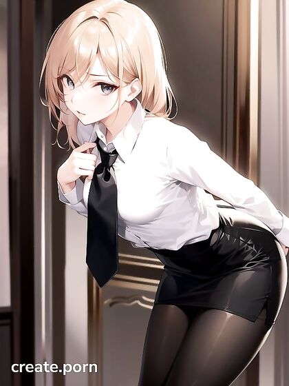 Skinny Teacher Leans Forward for Intense Hentai Pleasure