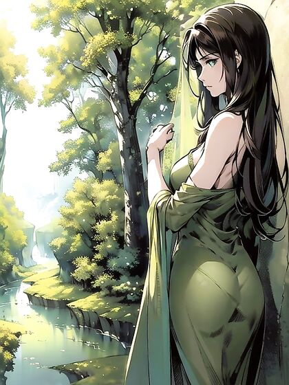 Small Breasts Big Fun - Long-Length Solo Hentai AI Image