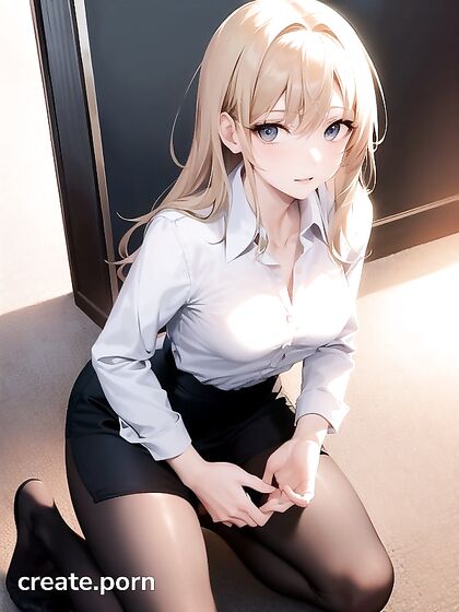 Mature Teacher Kneels for Intense Hentai Pleasure