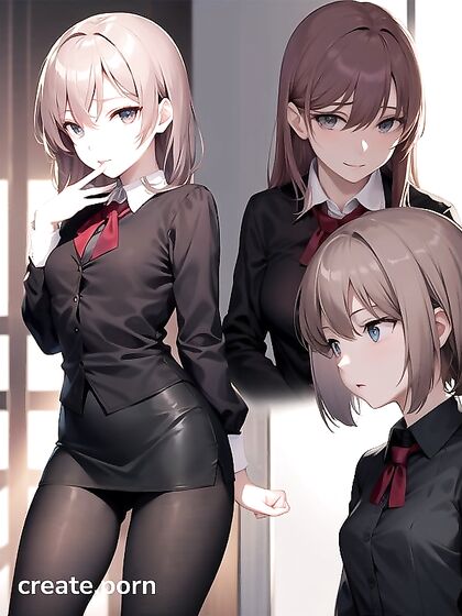 Skinny Teacher Gets Intimate With Facial Caresses inSTEAMy Hentai AI Image