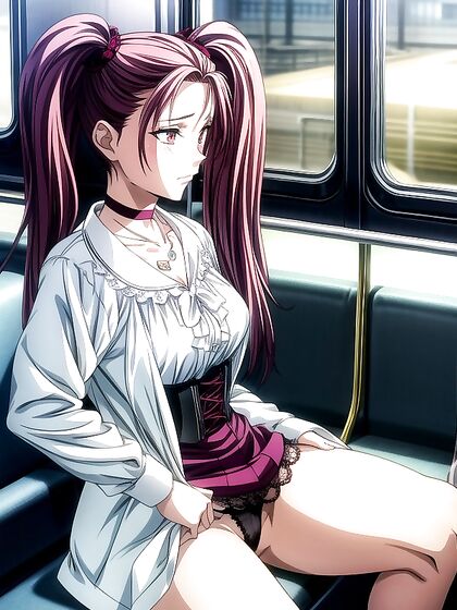 Medium-Assed Beauty Rides the Train for Steamy Hentai Adventures