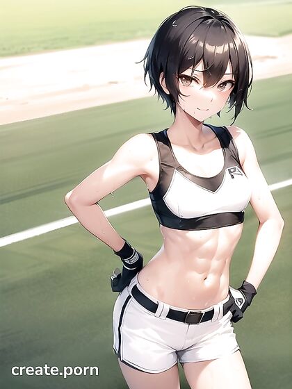 Sunny Wears Her Sport Bra for IntenseFit Hentai AI Image