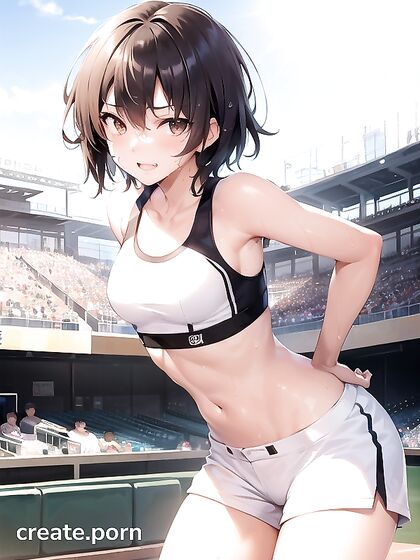 Small Breasts and Light Brown Skin in Sexy Cotton Shorts Hentai Fun