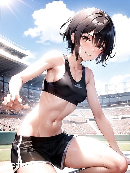 Happy Sporty Fun with Medium-Assed Girl 18+s in Anime Porn Adventures