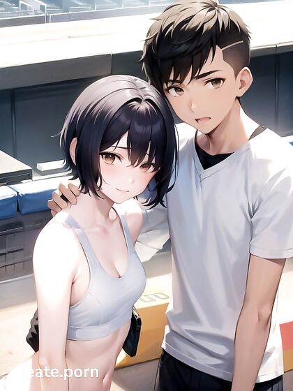 Teen 18+ With Light Brown Skin Exploring Intense Hentai Orgasms