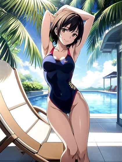 Noon Stares Intensely at You in This Seductive Hentai Screencap
