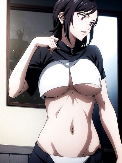 Underboob Seduction - Sensual Screencaps from Steamy Hentai AI Image
