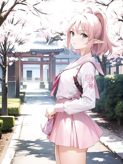 Tiny 18+-Assed Elf with Blue Pointy Ears Gets Wild in Hentai AI Image