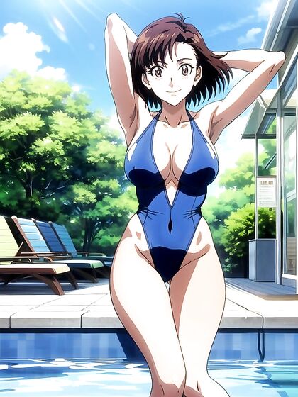 Mind-Numbing Tan Line Fantasies with Raven-Haired Beauties in Hentai Bliss