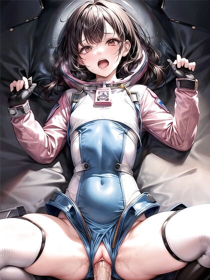 Bobcut Babe Stares Intently at You in This Seductive Hentai Wallpaper
