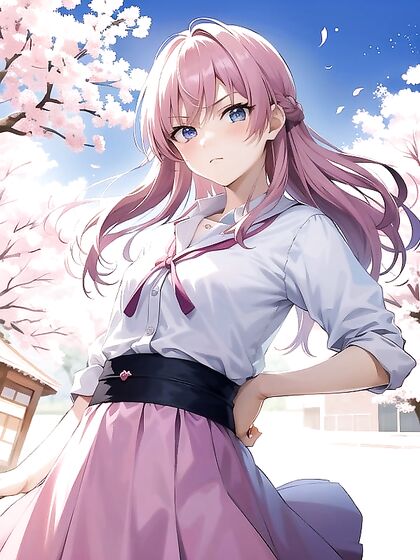Tiny 18+ Tits and Petite Ass in School Uniform for Naughty Hentai Fun
