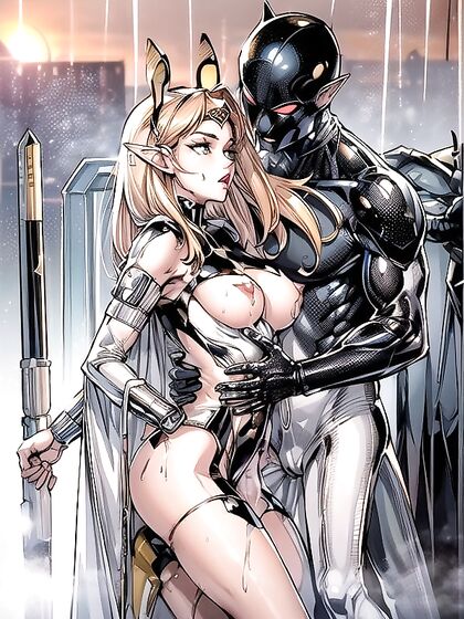 Medieval Fantasy With Diadem and Fur Coat Hentai Pleasure
