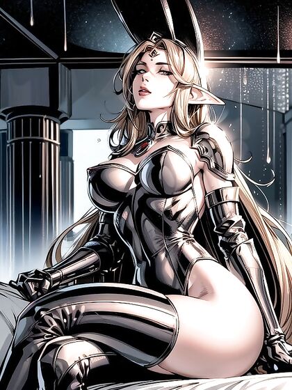 Sci-Fi Military Babe in Bunny Costume Takes You to New Depths of Hentai Pleasure