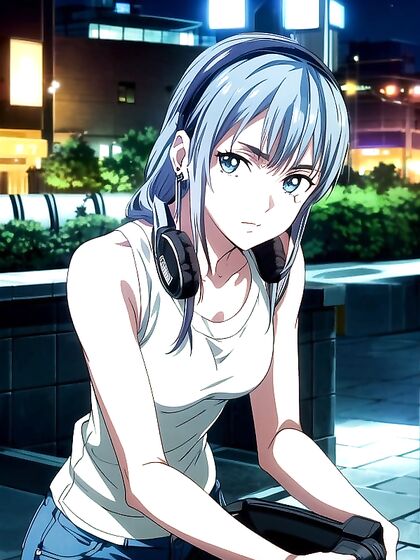 Late Night Headphone Sessions - Intimate Close-Up Hentai Pleasure