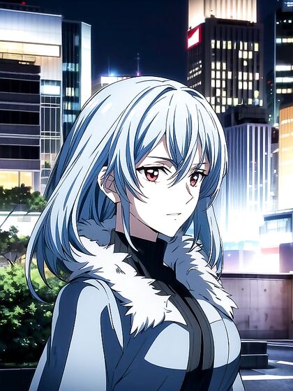 Fur-Coated Seduction - Urban Hentai AI Image with a Sleek Fur Coat