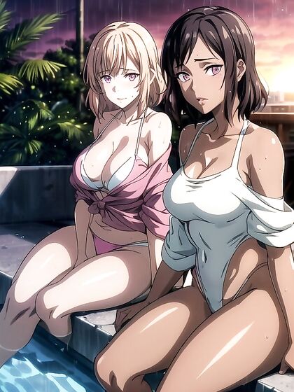 Mind-Blowing Shorts - Intimate Moments Between Two Lovers in Hentai AI Image