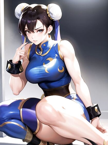 Chun Li from Street Fighter Gets Wild in Horny Hentai AI Image