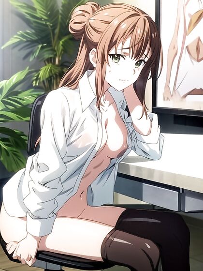 Office Desk Seduction - Front-On Erotic Adventures in Hentai AI Porn