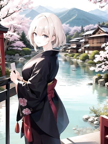 Japanese Village Image Sets the Mood for Steamy Hentai AI Image