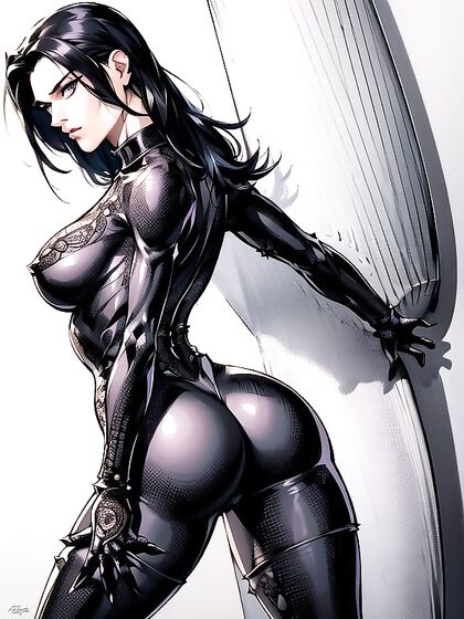 Small Breasts and Exposed Nape in SeductiveComic Hentai AI Image