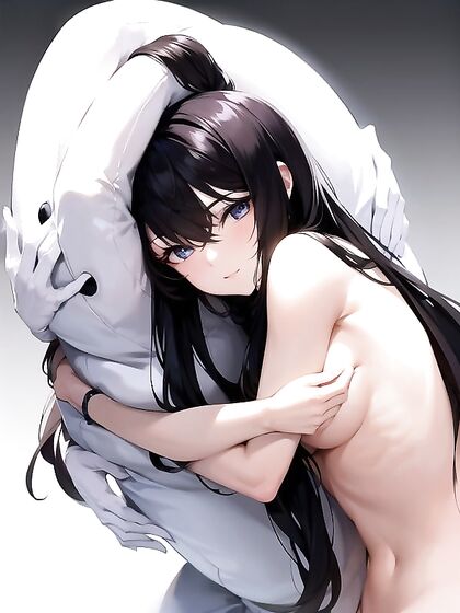 Mind-Melting Self-Hugging Orgasms in Hentai Hentai AI Image